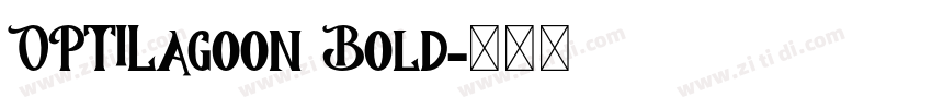 OPTILagoon Bold字体转换